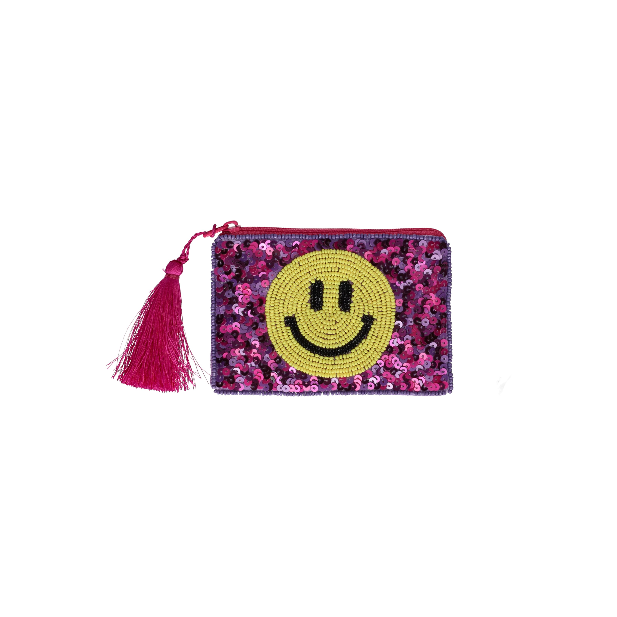 Kosmetiktasche ELODIE XS von GiftCompany mit Smiley Motiv in bunten Farben
