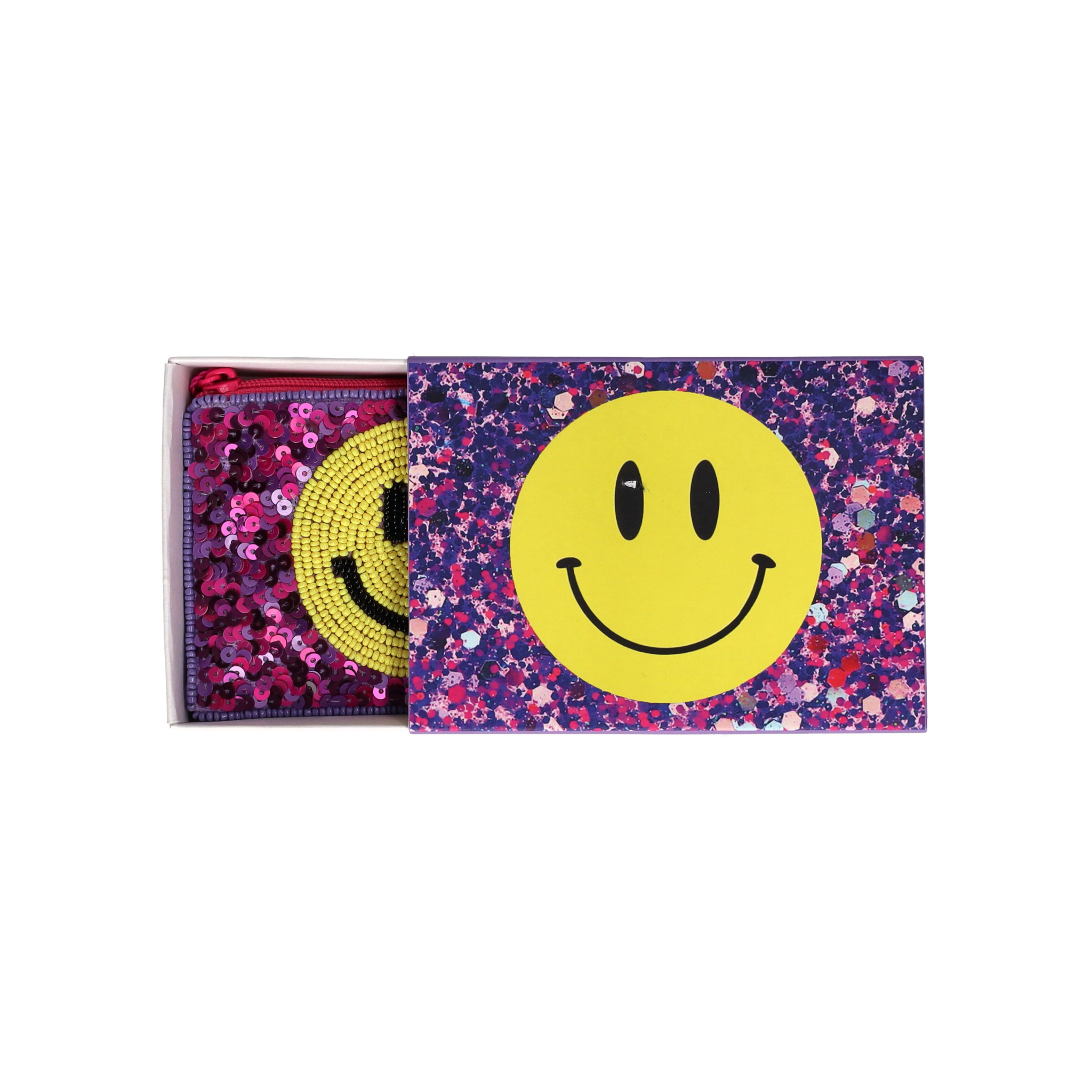 Bestickte Kosmetiktasche aus Baumwolle mit farbenfrohem Design