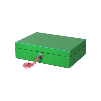 Schmuckbox TANG S von GiftCompany in Grün aus MDF