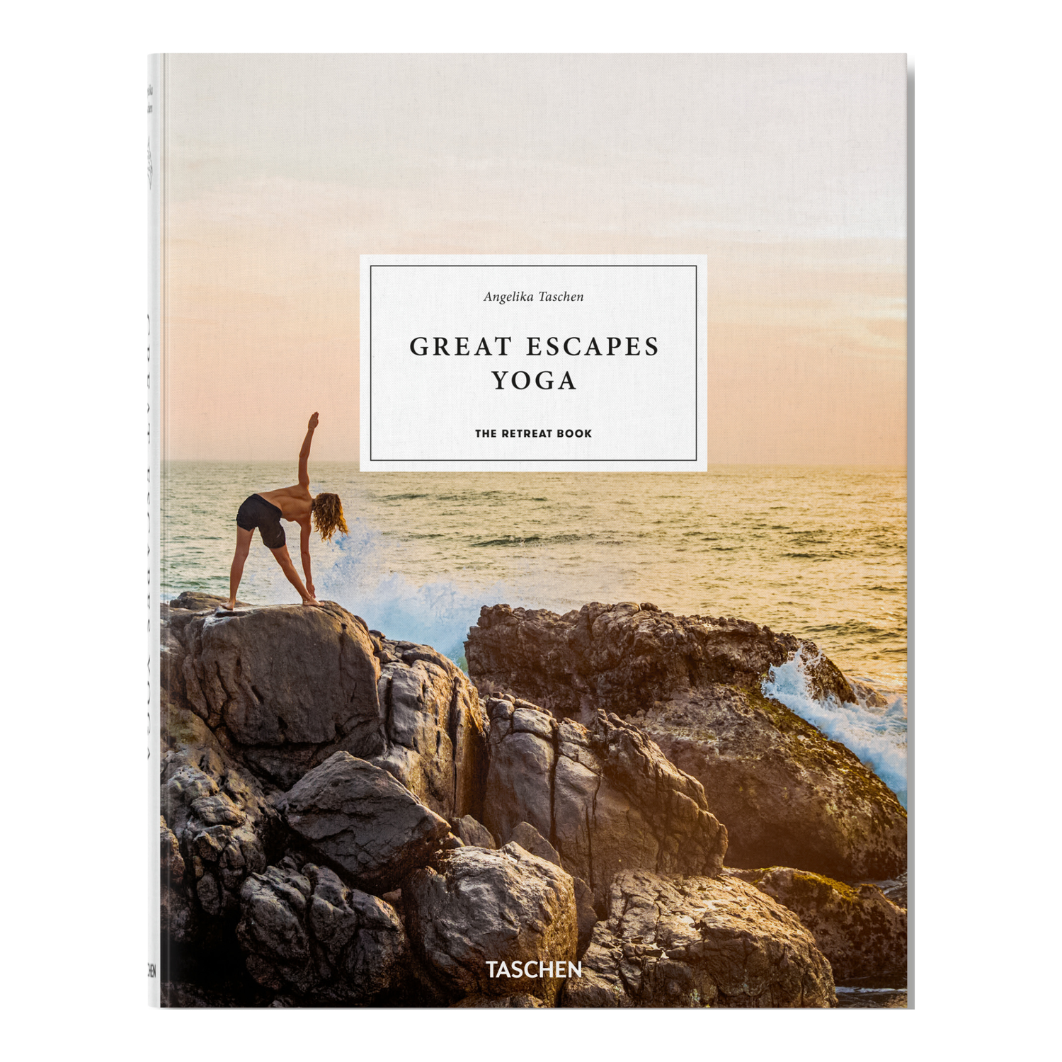 Titelcover des Bildbands Great Escapes Yoga The Retreat Book von TASCHEN mit hochwertigem Design.