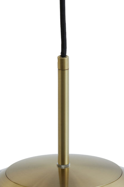 Hängeleuchte MAGDALA Ø48 cm grau und gold
