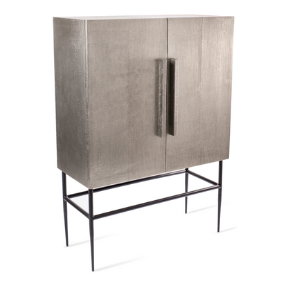 Modernes silbernes Schrankmöbel &