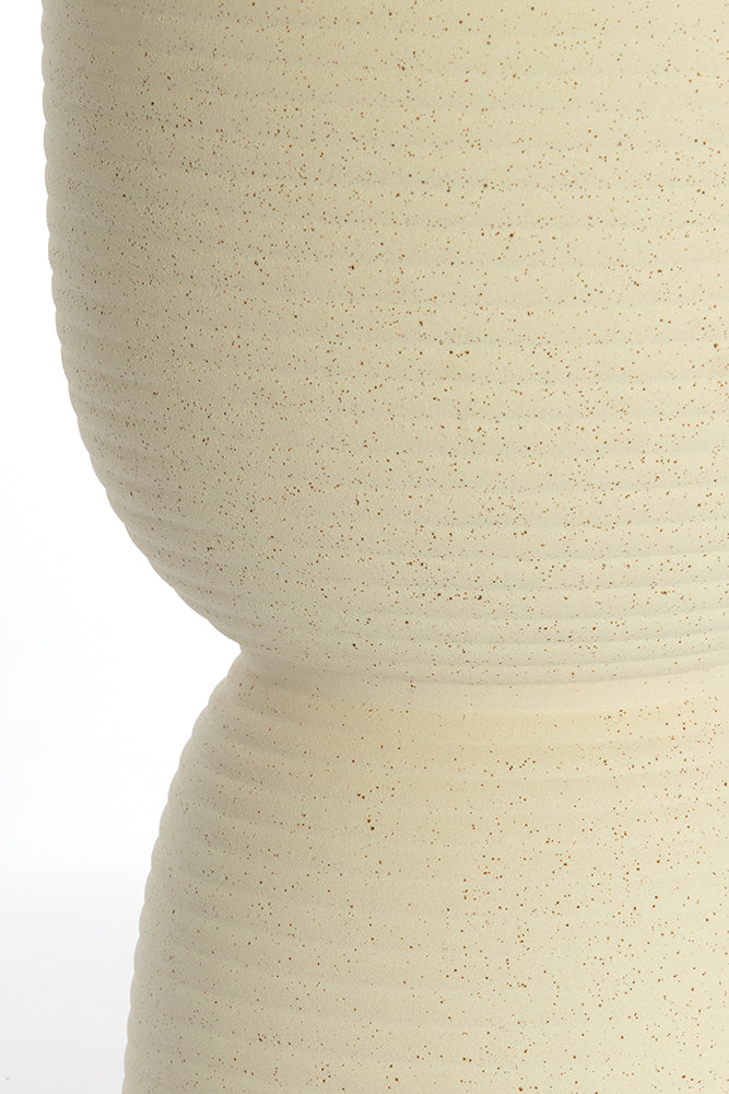Hocker FINCA matt creme ø 28,5x42cm der Marke Light &amp;amp; Living