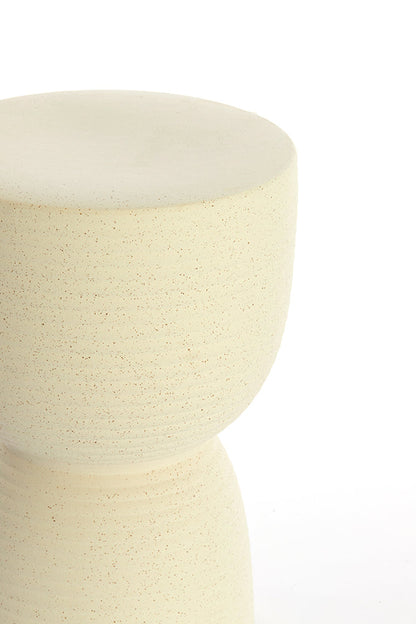 Hocker FINCA matt creme ø 28,5x42cm der Marke Light &amp;amp; Living