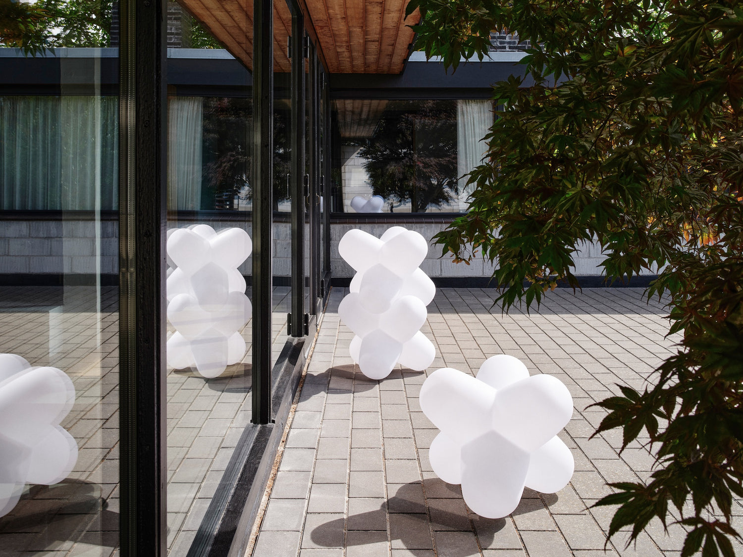 Bodenleuchte für Innen- und Außen - Jack Large Portable Light in Matte White