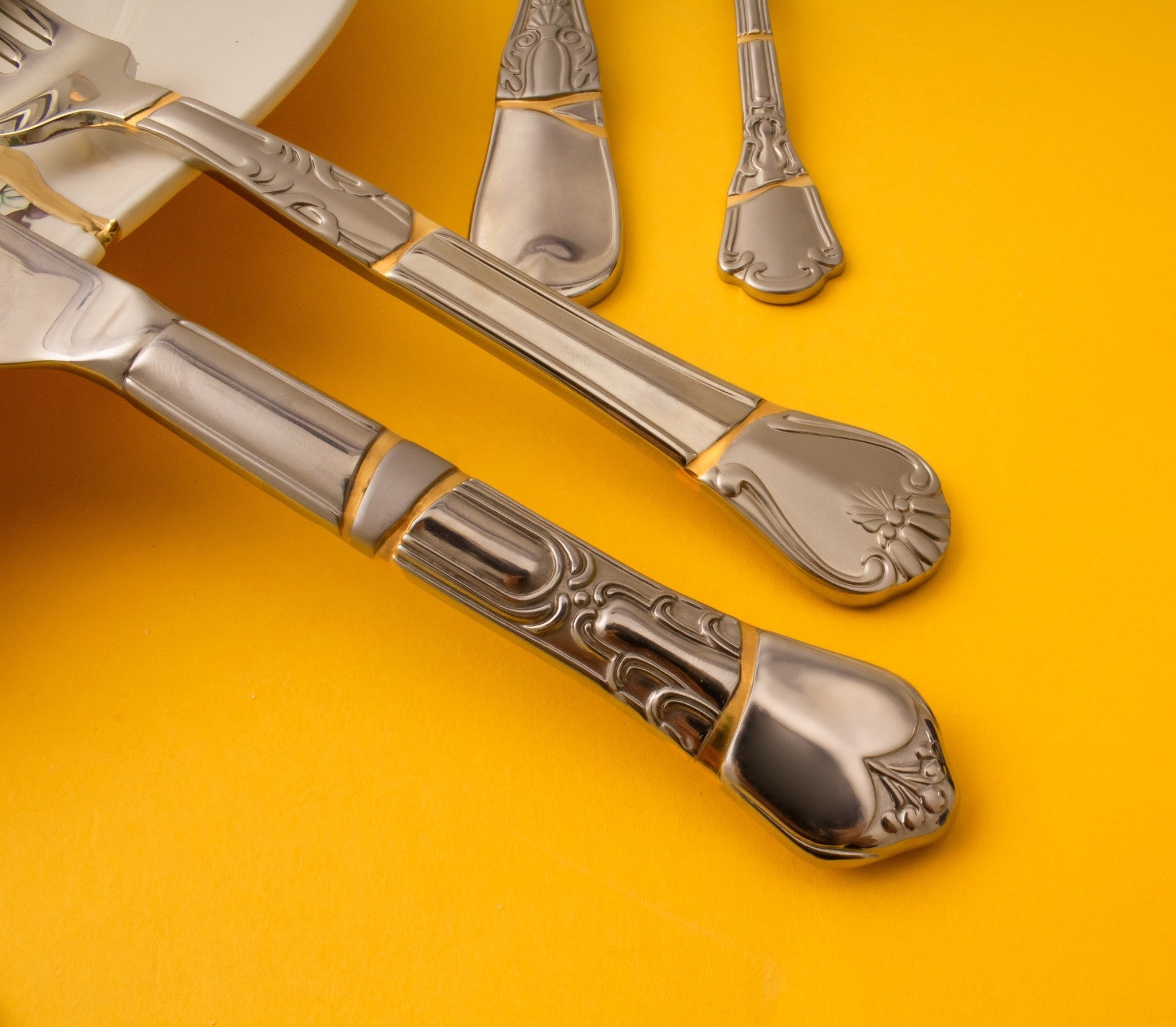 Kintsugi Cutlery – einzigartiges Besteck mit Goldveredelung