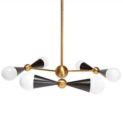 Sechsflammige Caracas Hängeleuchte von Jonathan Adler