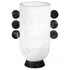 Moderne Designvase in Schwarz und Weiß von Jonathan Adler.