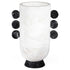 Moderne Designvase in Schwarz und Weiß von Jonathan Adler.