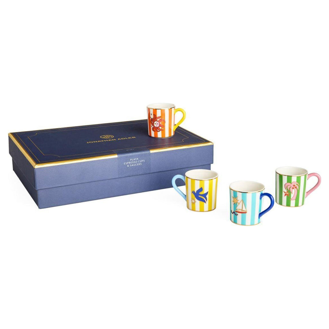 Design-Espressotassen aus Porzellan von Jonathan Adler