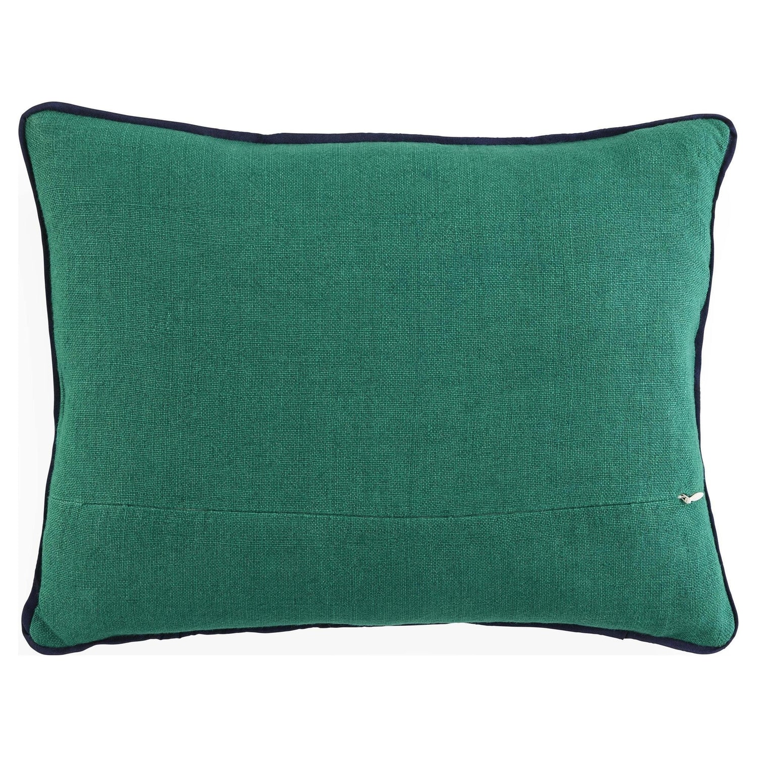 Grünes Dekokissen mit stilisiertem Elefantenmotiv von Jonathan Adler