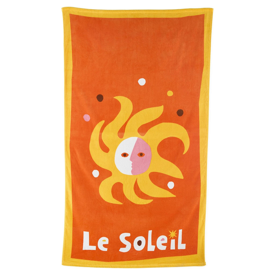 Strandtuch Le Soleil mit Sonnenmotiv von Jonathan Adler