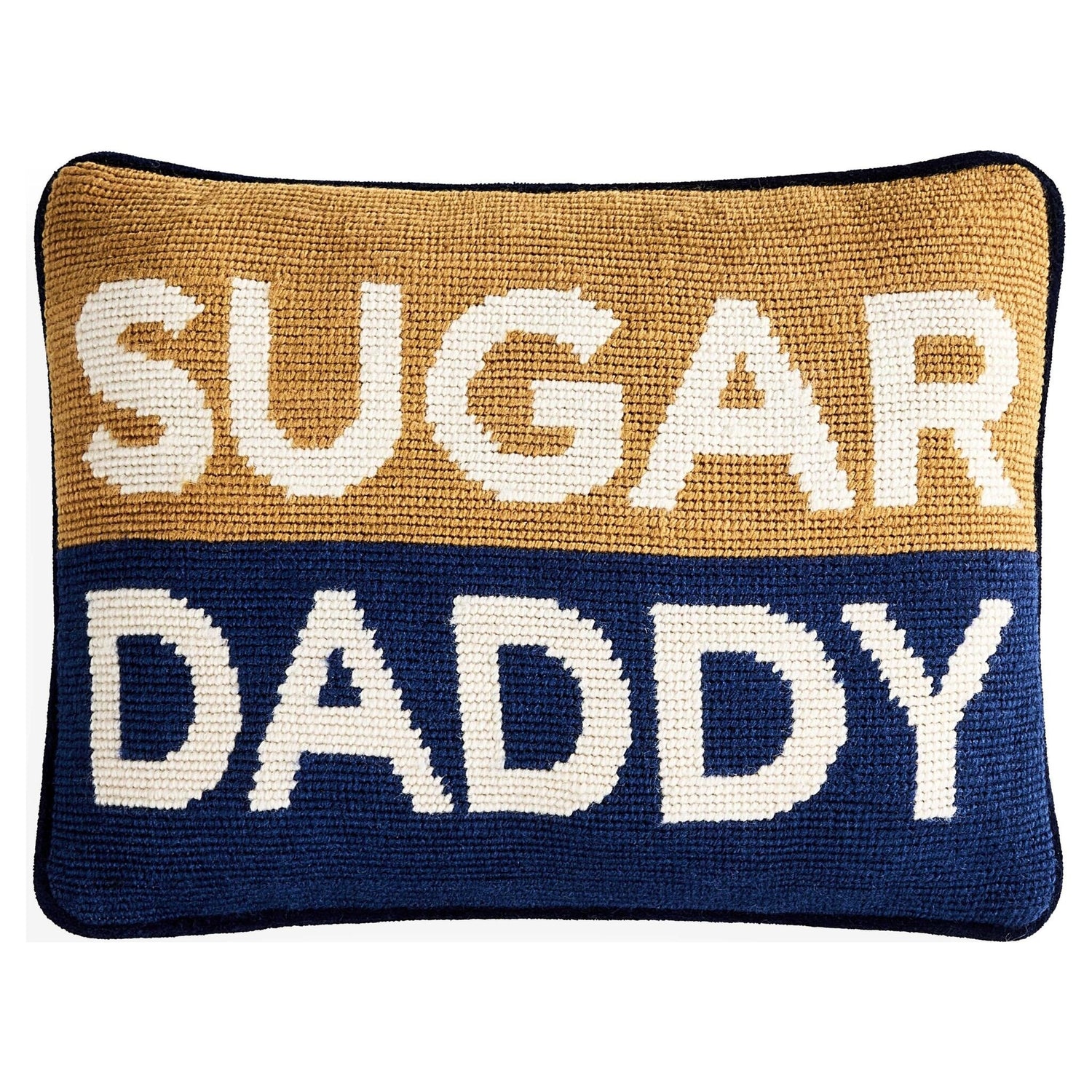 SUGAR DADDY Needlepoint Kissen von Jonathan Adler