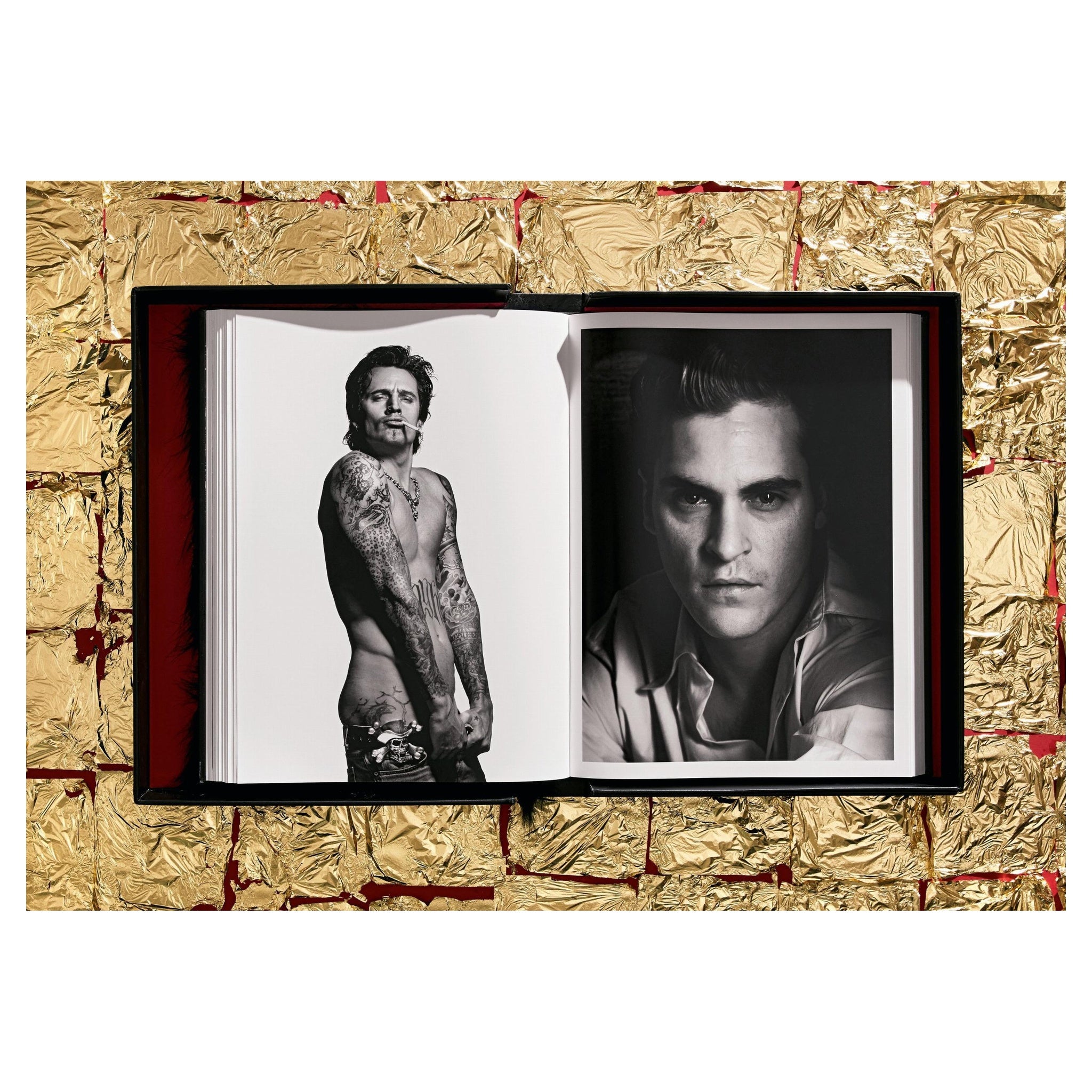 Detailansicht luxuriöser Schlagkassette mit hochwertigem Schimpansenfellimitat