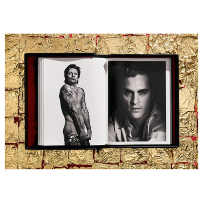 Detailansicht luxuriöser Schlagkassette mit hochwertigem Schimpansenfellimitat