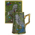 Kleine Karaffe „Jug Ceramic Grün“ Jungle-Motiv von Ortigia Sicilia