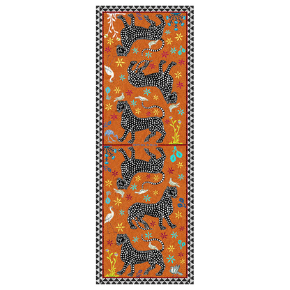 Kaschmirschal OCELOT Arancia 200x70 cm der Marke Ortigia Sicilia