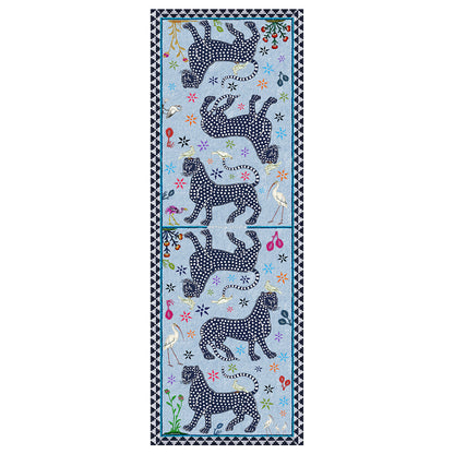 Kaschmirschal OCELOT Celeste 200x70 cm der Marke Ortigia Sicilia