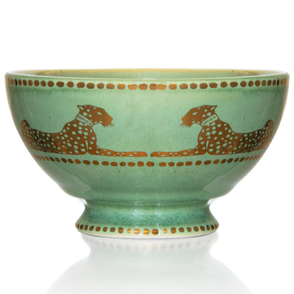 Keramik BOWL SERIGRAPHY grün-gold