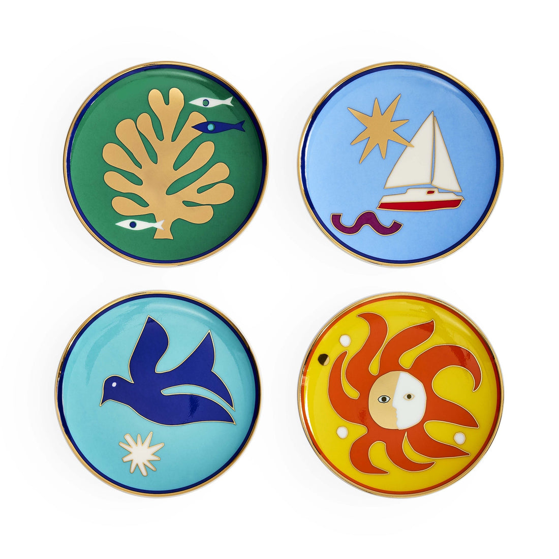 Jonathan Adler Playa Untersetzer – 4er-Set