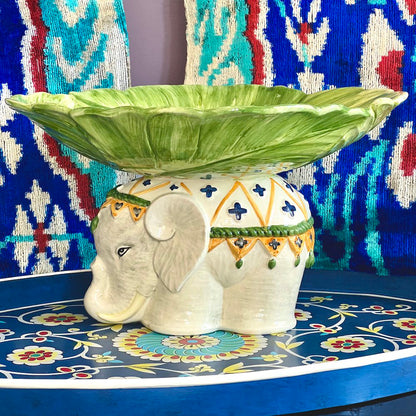 Keramik Schale Elefant Menagerie