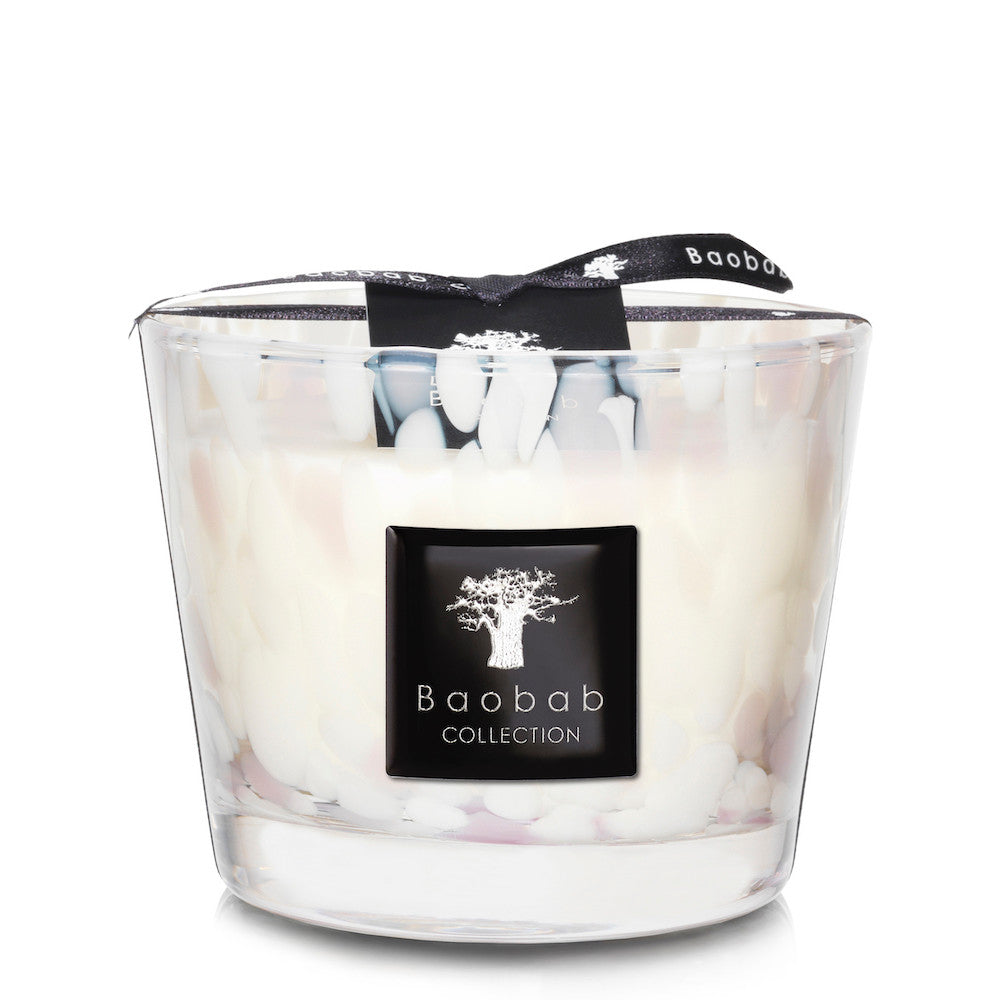 Baobab Perfumed Candle - WHITE PEARLS Max 10