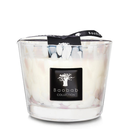 Baobab Perfumed Candle - WHITE PEARLS Max 10
