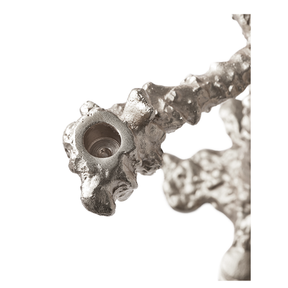 Kerzenständer DRIP silber 4-armig