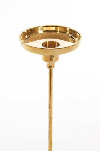 Kerzenhalter JOLIAN in shiny gold und Marmor von Light &amp;amp; Living