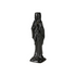 Kerzenhalter „Madonna“ in glänzendem Schwarz aus Steingut