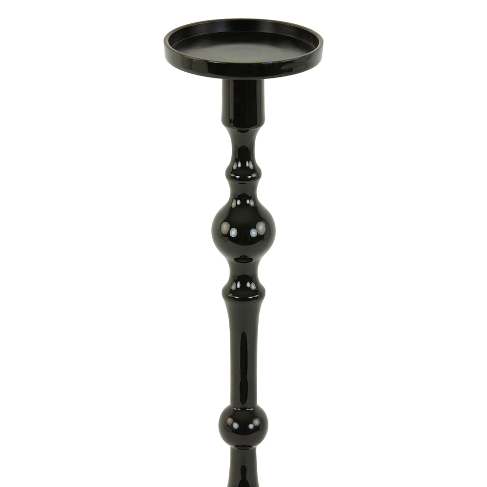 Kerzenhalter SHEVA in shiny schwarz von Light &amp;amp; Living