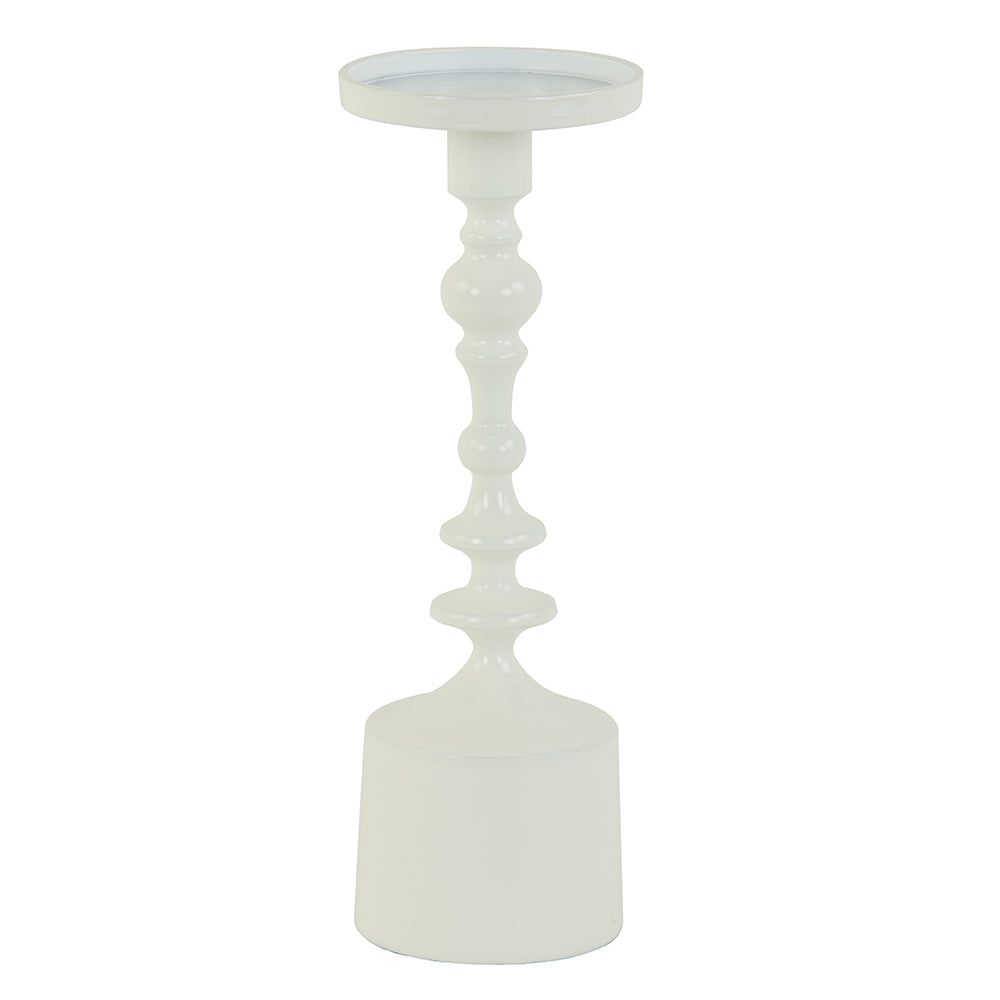 Kerzenhalter SHEVA in shiny weiß von Light & Living