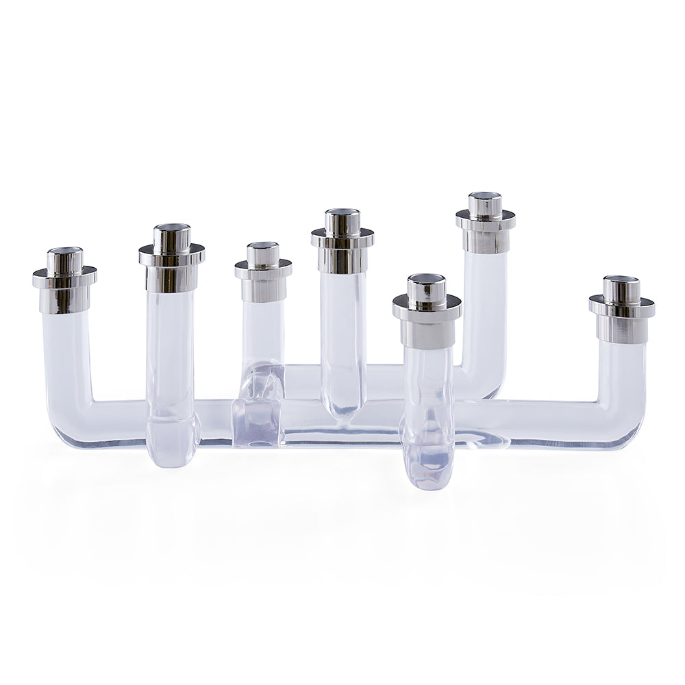 Kerzenleuchter POMPIDOU kristallklar von Jonathan Adler