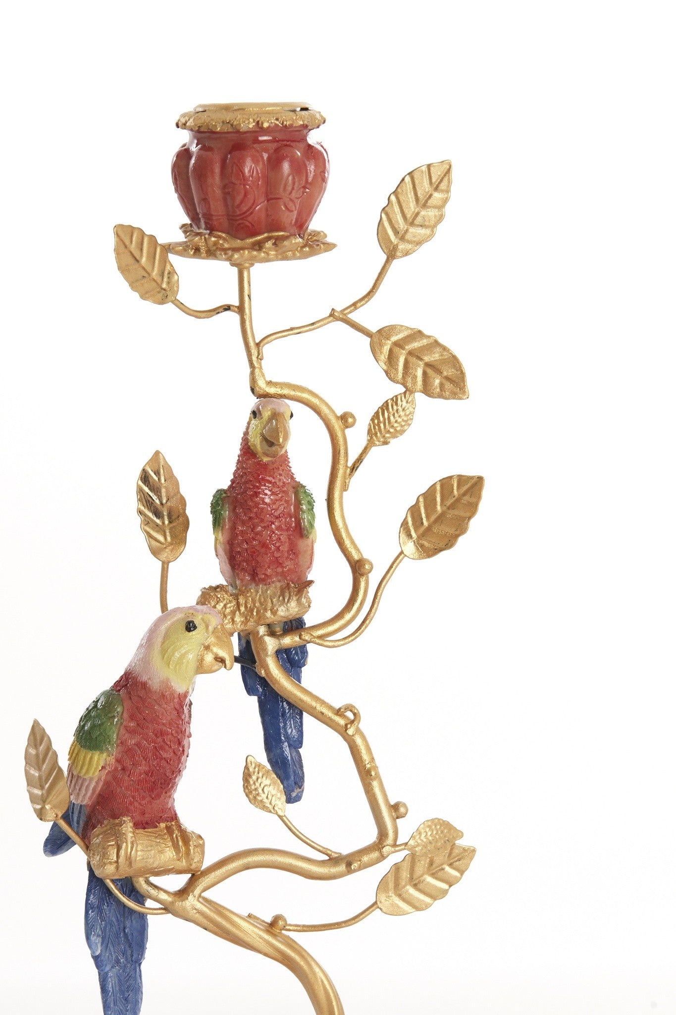 Dekorativer Kerzenständer BIRD von Light &amp; Living mit farbigen Details