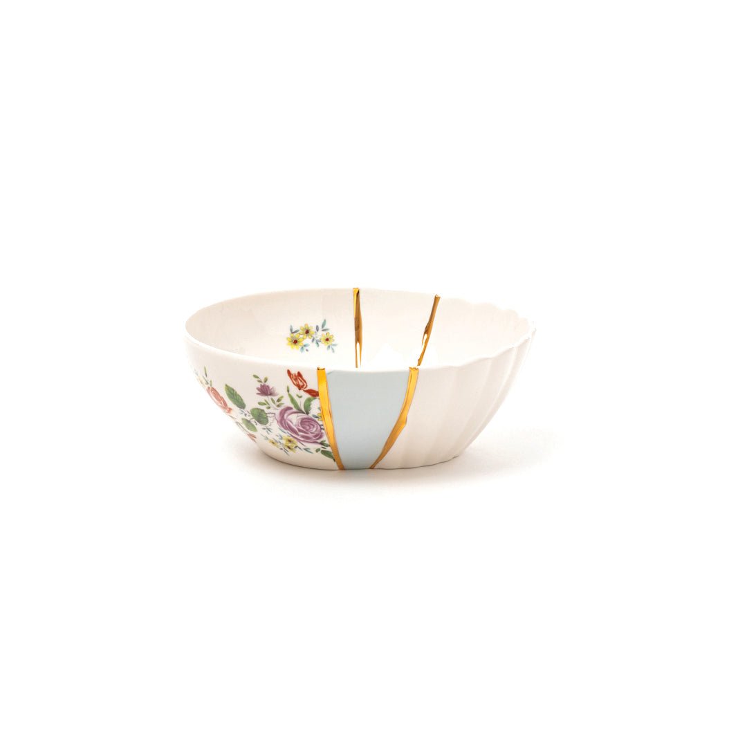 Kintsugi Salatschüssel inspiriert von japanischer Kunst