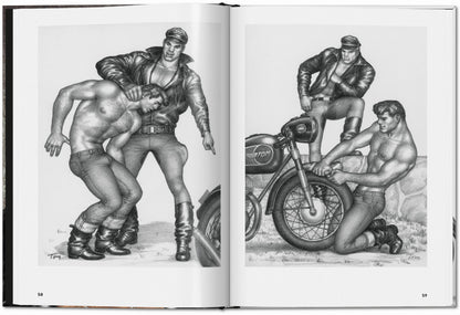 Hypermaskuline Biker Figuren aus der Physique Pictorial Reihe von Tom of Finland