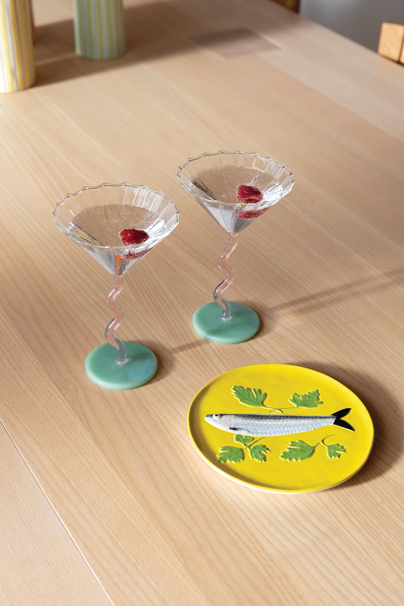 PLATE DE LA MER 4ER SET der Marke &amp;k Amsterdam