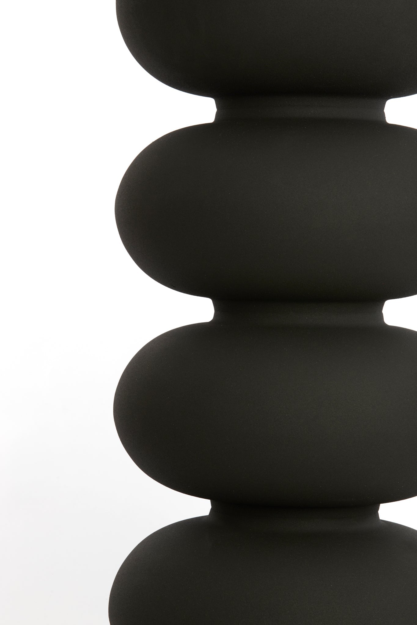 Columna KOBODO negro mate Ø35x100 cm