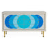 Kommode Ultramarine CREDENZA blau, weiß von Jonathan Adler
