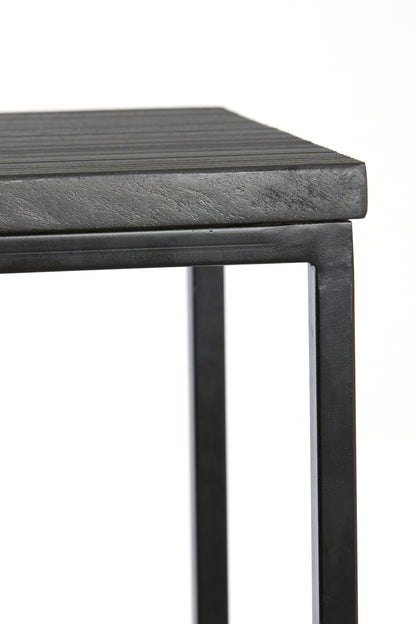 Mesa consola BRYSON juego de 2 negro mate