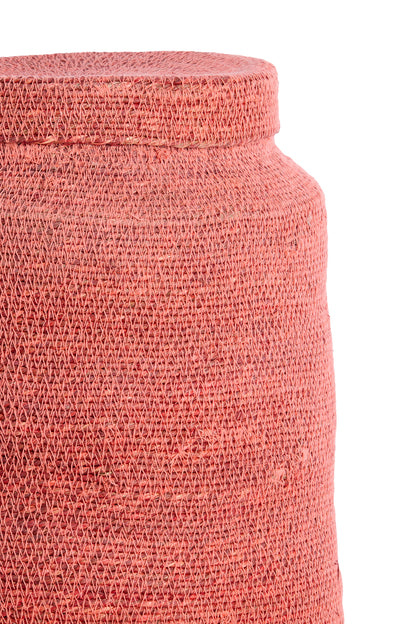 Korb BETANIA 2er-Set Ø 25 × 32,5 cm &amp; Ø 33 × 38 cm von Light &amp; Living in Hellrosa-Rosa
