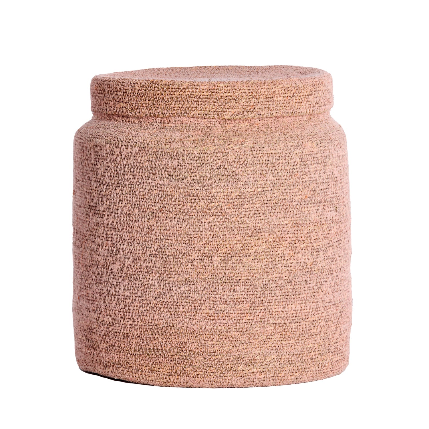 Korb BETANIA 2er-Set Ø 25 × 32,5 cm &amp; Ø 33 × 38 cm von Light &amp; Living in Hellrosa-Rosa