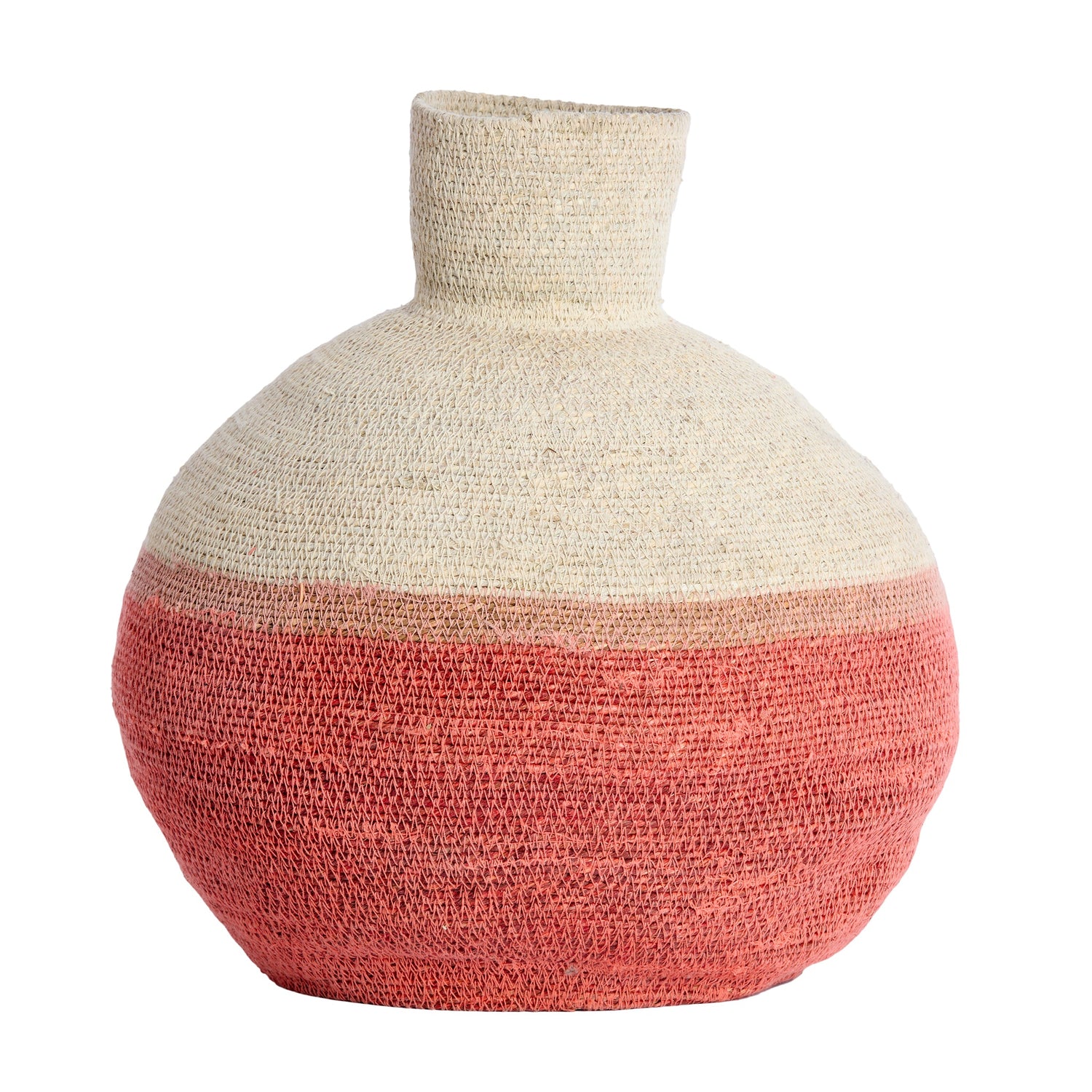 Korb BISIRA Ø 32 x 37,5 cm von Light &amp; Living in Rosa oder Braun