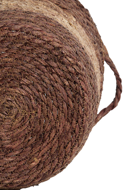 Korb KILKEE 3er-Set Ø 30 × 30 cm, Ø 35 × 35 cm, Ø 40 × 40 cm von Light &amp; Living in Terracotta-Braun
