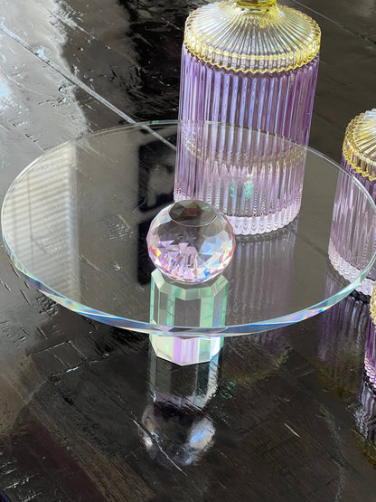 Etagere aus Glas
