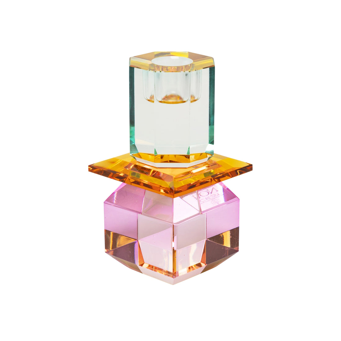 Kristallhalter AMBER BREEZE in Violett/Bernstein/Hellminze von Au Maison