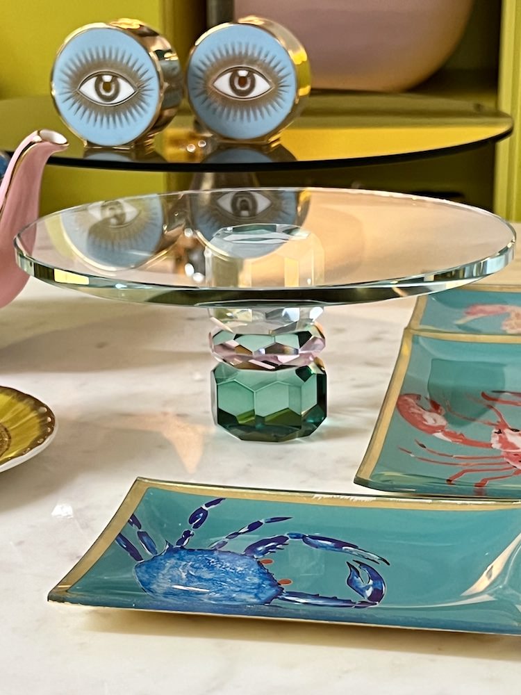 Kuchenplatte Kristallglas