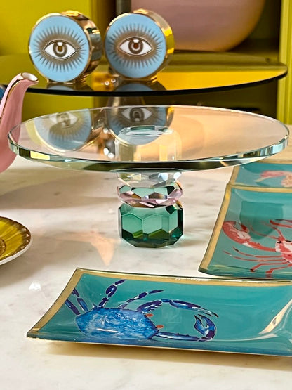 Kuchenplatte Kristallglas