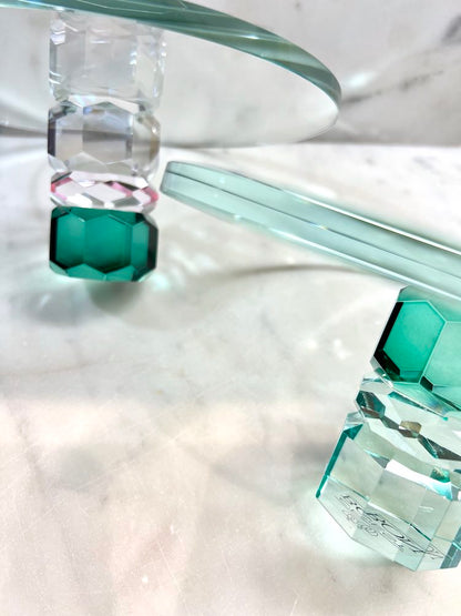 Kuchenplatten aus Kristallglas