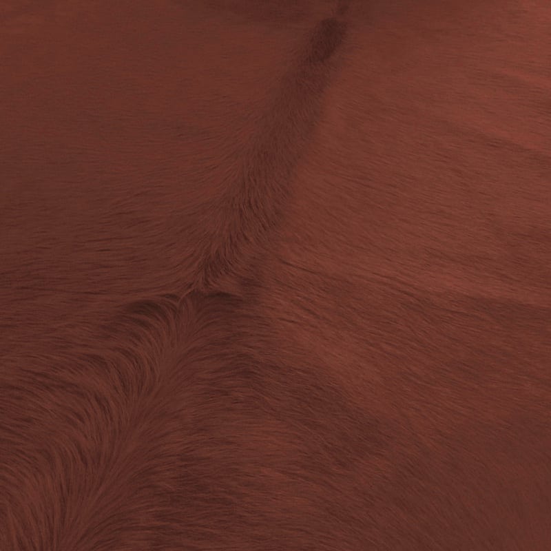 Kuhfell Teppich Cognac Braun